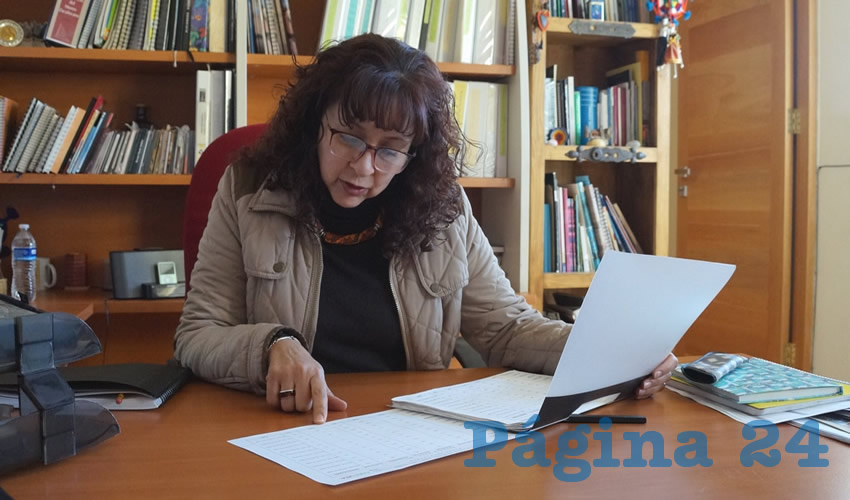 Julieta Medina Briones, directora del Museo Zacatecano (Foto Merari Martínez Castro)