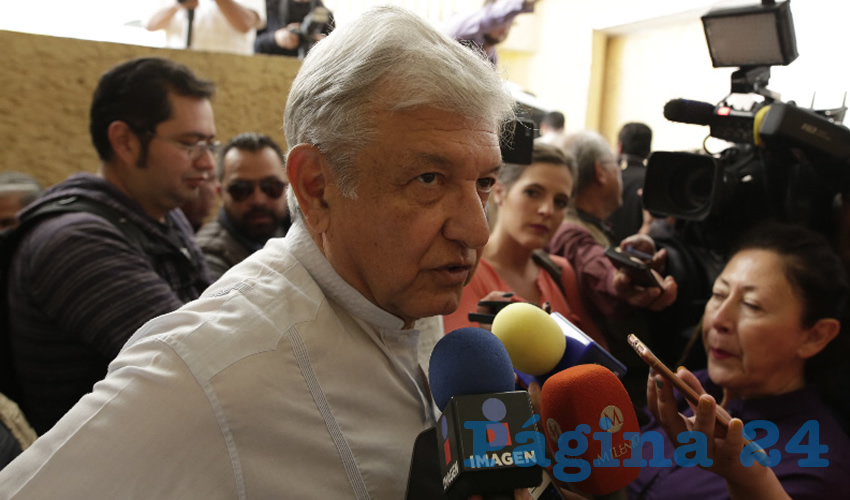Andrés Manuel López Obrador, candidato a la presidencia de la República por la coalición “Juntos Haremos Historia”: “En Zacatecas estará la sede de Liconsa, y se reactivará la económica de la entidad” (Foto: Rocío Castro)