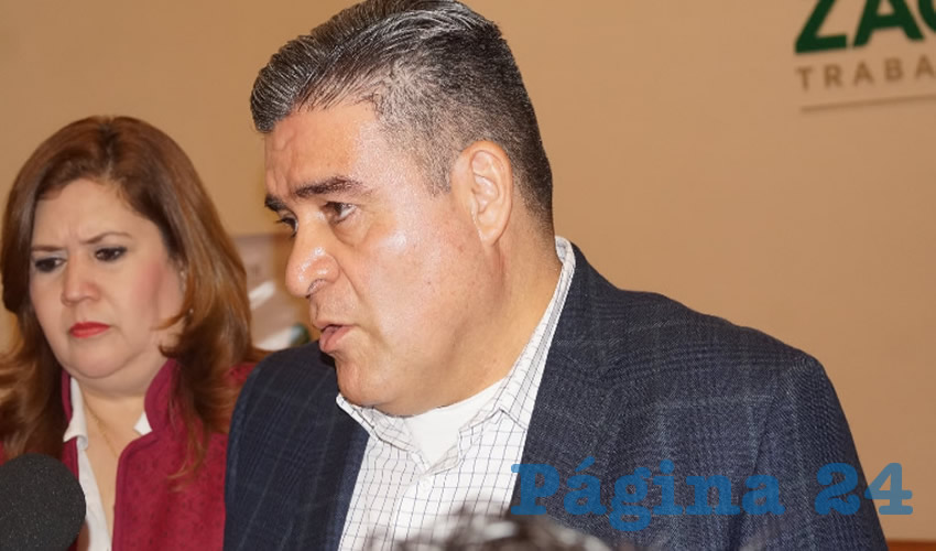 Ismael Camberos Hernández, titular de la Secretaría de Seguridad Pública (SSP) en el estado de Zacatecas: “El policía está en control de detención, el juez va a determinar si procede o no la detención, nosotros tenemos que partir del principio de presunción de inocencia”. (Foto: Merari Martínez Castro)