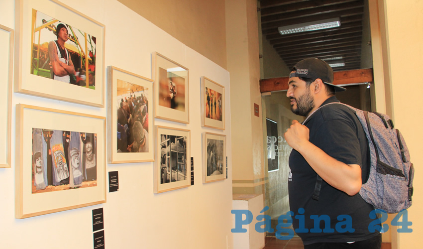 Una de estas exposiciones, corresponde al tema de la Migración, exposición fotográfica que está incluida dentro del programa del Festival Cultural de Zacatecas (FCZ) (Foto Rocío Castro Alvarado)