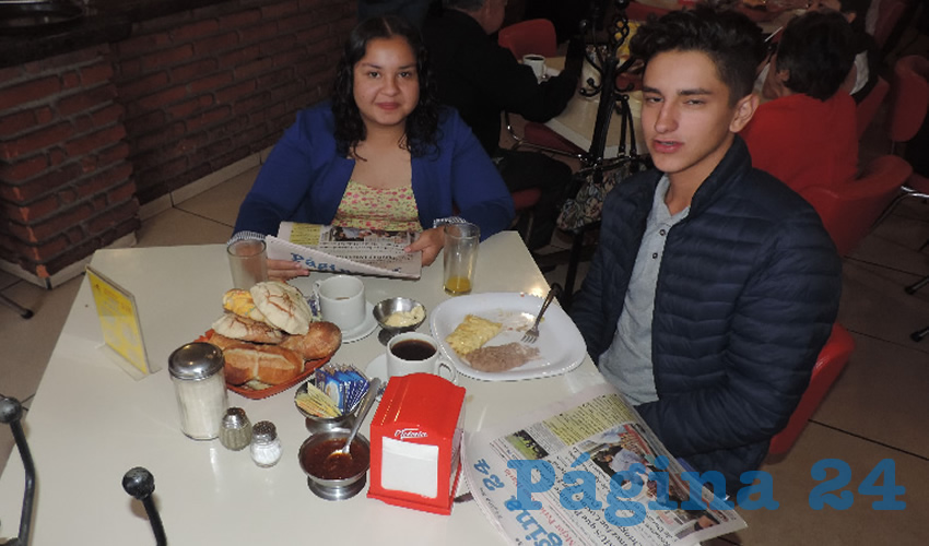 María Fernanda García y Ulises Briones compartieron el pan y la sal en el restaurante Mitla