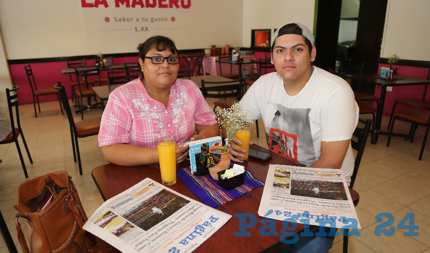 En el restaurante La Madero Almorzaron Norma Angélica Ramírez Acosta y Jorge Ángel Loyola Ramírez