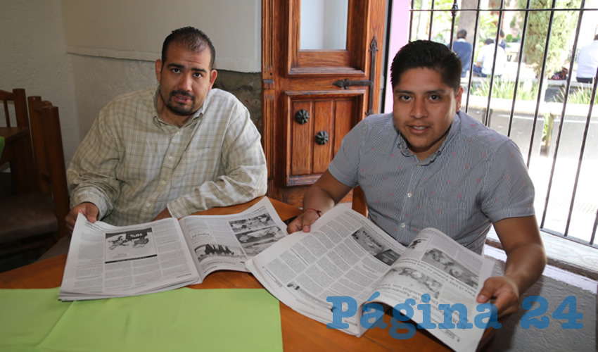 En La Mestiza almorzaron Erick Velázquez Landeros e Iván García García