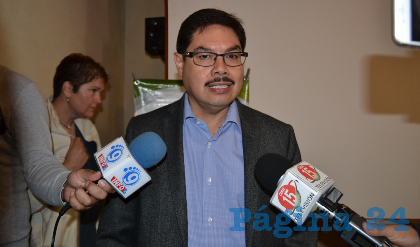 Alfonso Vázquez Sosa, director del Instituto Zacatecano de Cultura (IZC) “Ramón López Velarde: “Estas orquestas típicas parten de utilizar los instrumentos de la región, de utilizar las formas, bailables, y las formas que son comunes en diferentes tipos de celebraciones, y es lo que las hace típicas precisamente”. (Foto: Merari Martínez)
