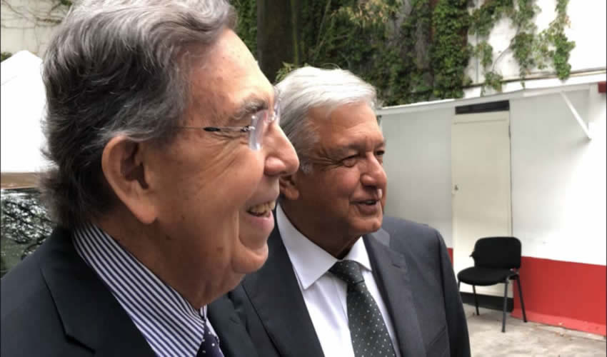Cuauhtémoc Cárdenas y Andrés Manuel López Obrador (Foto: Archivo/ Cuartoscuro)