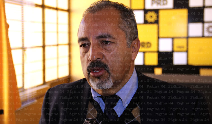 Secretario general del Partido de la Revolución Democrática en Aguascalientes, Alejandro Sánchez Laguna