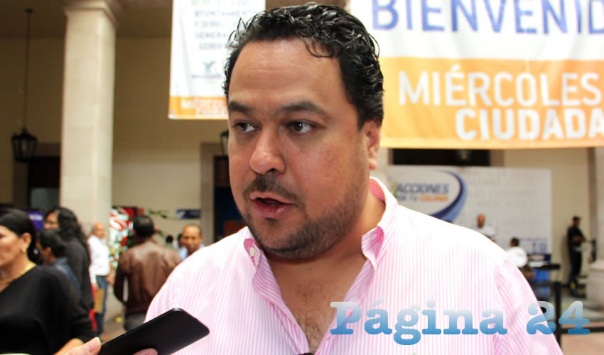 Luis Obregón Pasillas, secretario de Economía del Municipio (Foto: Eddylberto Luévano Santillán)