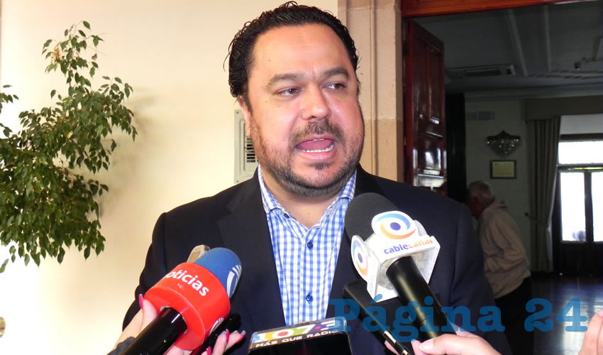 Luis Obreg&oacute;n Pasillas, secretario de Econom&iacute;a Social y Turismo Municipal
