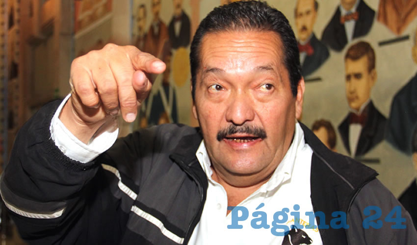 Jes&uacute;s Manuel Lira Salazar, coordinador general del &lsquo;Grupo Panteras&rsquo;, taxistas de Aguascalientes