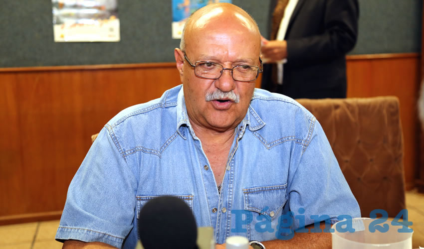 Rubén Ángel Berumen de la Cerda, presidente estatal de la Cámara Nacional de Comercio (Canaco)
