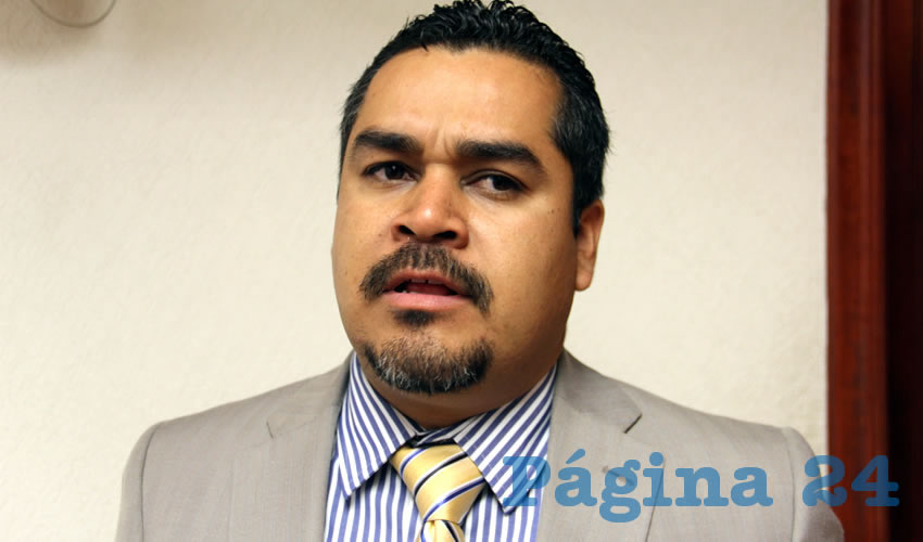 Marco Arturo Delgado Mart&iacute;n del Campo, secretario de Organizaci&oacute;n del PRD en Aguascalientes