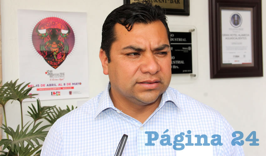 Normando López Meixueiro, secretario general de la FSTSE en Aguascalientes