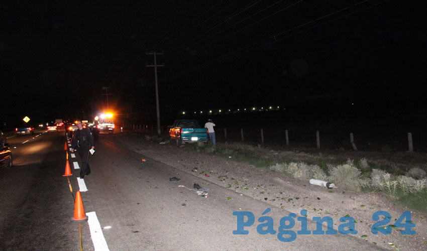El fatal accidente ocurrió sobre la carretera federal 45 norte