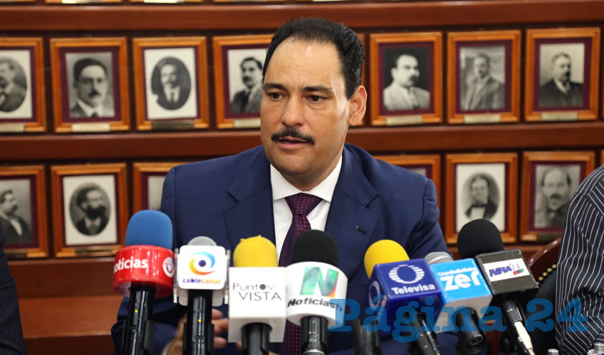 Juan Antonio Mart&iacute;n del Campo, presidente municipal de Aguascalientes (Foto: Eddylberto Lu&eacute;vano Santill&aacute;n) 
