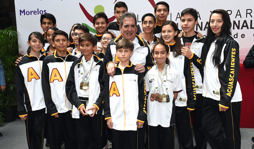 En esta administraci&oacute;n Aguascalientes ha acumulado en su medallero 126 preseas de oro, 88 de plata y 175 bronce en la Olimpiada Nacional