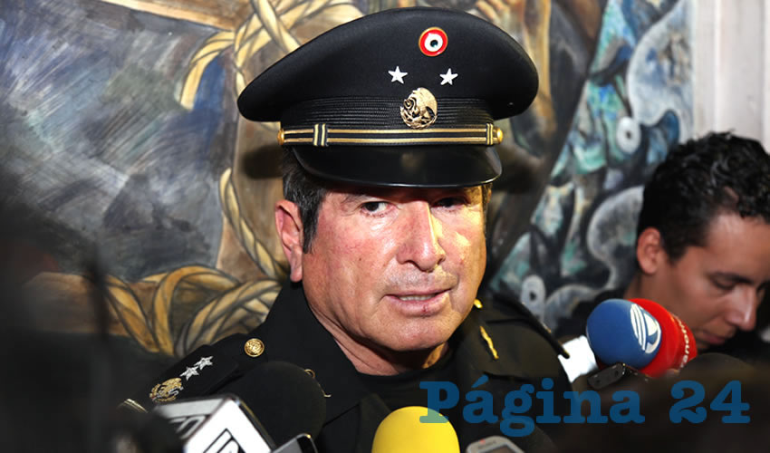 Eduardo Bahena Pineda, secretario se Seguridad Pública Estatal (Foto: Eddylberto Luévano Santillán)
