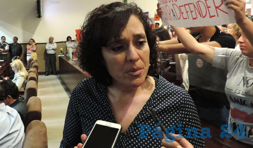 Mar&iacute;a de los &Aacute;ngeles Aguilera Ram&iacute;rez, legisladora local (Foto: Omar Romo L&oacute;pez)