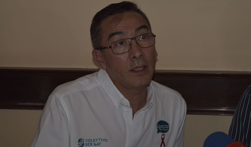 Juli&aacute;n Elizalde Pe&ntilde;a, presidente del Colectivo SerGay