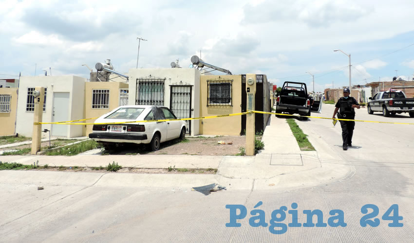 En este domicilio, Alberto Valdez Valadez escapó por la puerta falsa