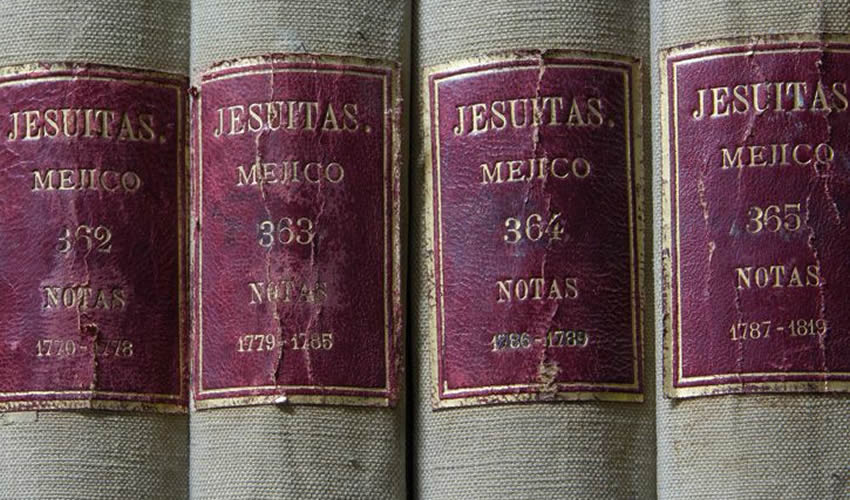 En el Archivo Nacional de Chile en Santiago se resguardan 478 volúmenes de la Compañía de Jesús durante el Imperio Español (Foto: tomada de /www.jesuitasdeamerica.cl)