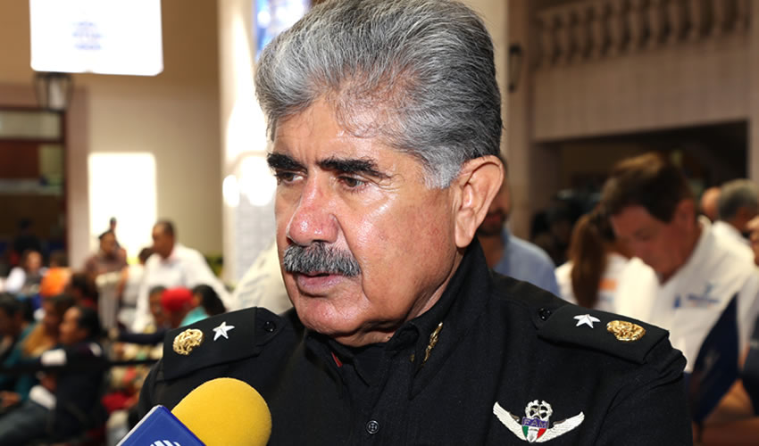 Pablo José Godínez Hernández, secretario de Seguridad Pública Municipal (Foto: Eddylberto Luévano Santillán)