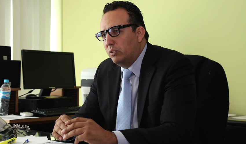 Alberto Lyon Aceves Salas, delegado de Conafe (Foto: Eddylberto Luévano Santillán)