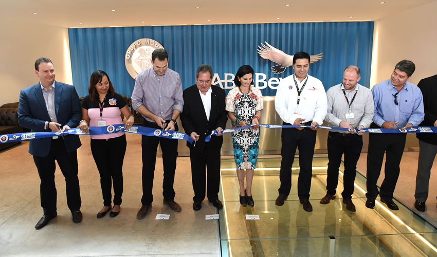 El jefe del Ejecutivo encabezó la puesta en marcha de las nuevas instalaciones del Centro de Servicios Compartidos CSC de Grupo Modelo en el Complejo Ferrocarrilero Tres Centurias