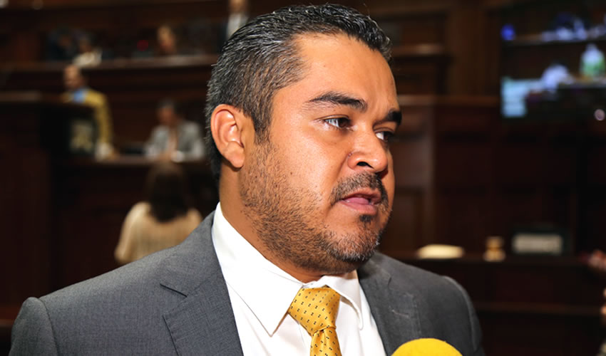 Marco Arturo Delgado Martín del Campo, diputado local del PRD (Foto: Eddylberto Luévano Santillán)