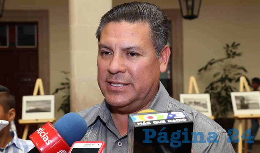 David &Aacute;ngeles Casta&ntilde;eda, secretario del Medio Ambiente y Desarrollo Sustentable del Municipio (Foto: Eddylberto Lu&eacute;vano Santill&aacute;n) 