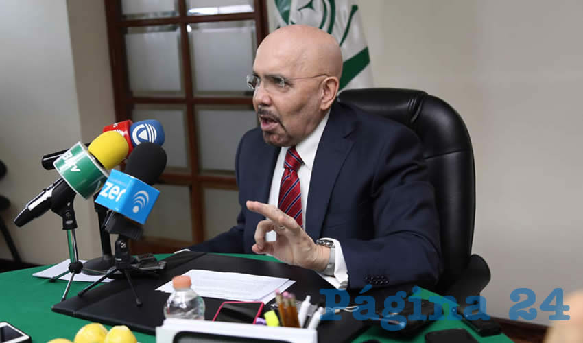Diego Martínez Parra, delegado estatal del IMSS (Foto: Eddylberto Luévano Santillán)