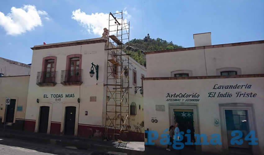 Rafael Sánchez Preza:La elaboración de la nueva escultura corrió a cargo del artesano Félix Muro Arenas, quien cuenta con una amplia trayectoria en el área (Foto: Merari Martínez)