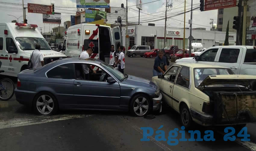 El percance ocurrió en el cruce de las avenidas Las Américas y De la Convención