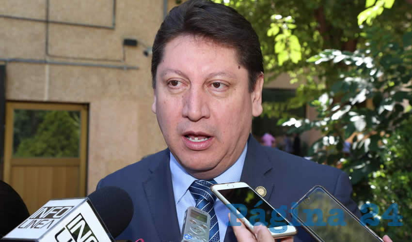Alberto Sol&iacute;s Far&iacute;as, secretario general del CDE del PRI (Foto: Eddylberto Lu&eacute;vano Santill&aacute;n)