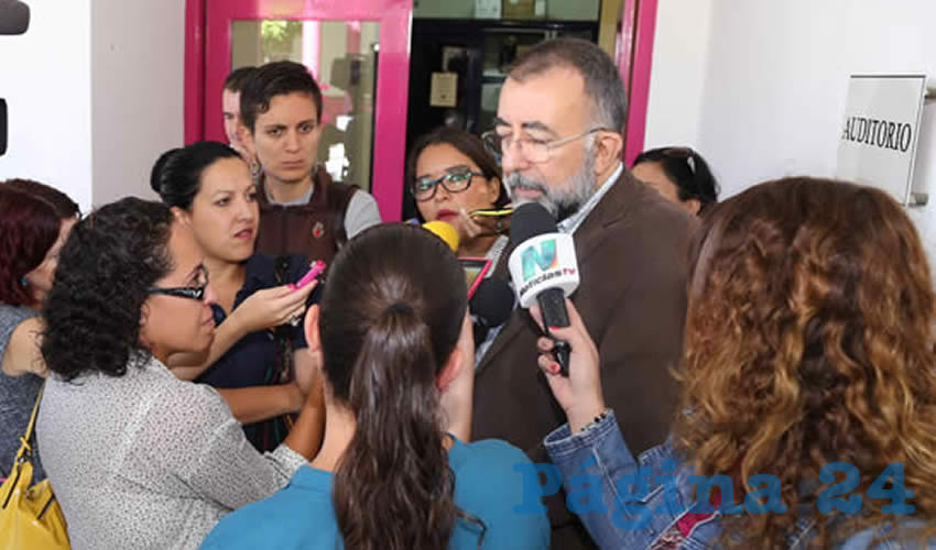 Jes&uacute;s Eduardo Mart&iacute;n J&aacute;uregui, presidente de la CEDHA (Foto: Eddylberto Lu&eacute;vano Santill&aacute;n)