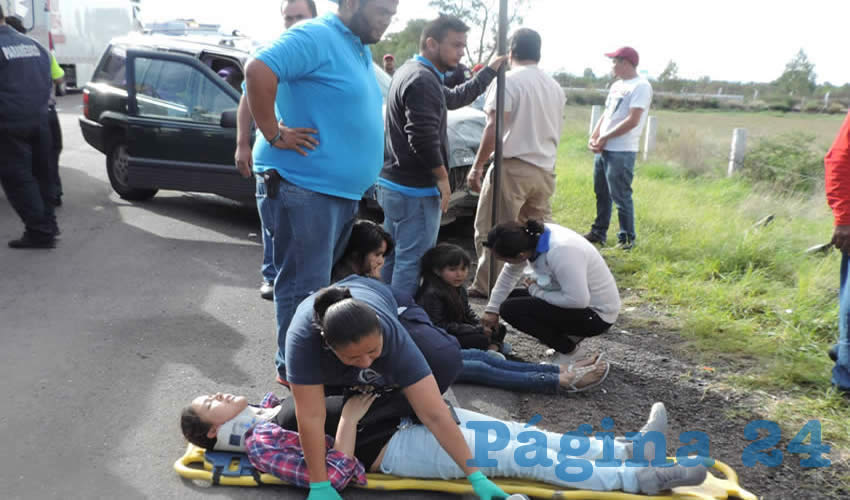 Los socorristas trasladaron a los heridos a la capital del estado, a las clínicas 1 y 2 del IMSS