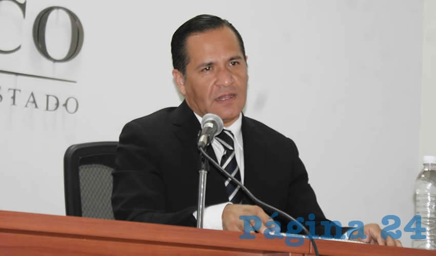 “El peritaje del que yo tengo conocimiento que emite el Instituto Jalisciense de Ciencias Forenses (IJCF), es una sobrecarga eléctrica”, sostuvo Almaguer Ramírez/Foto: Francisco Tapia