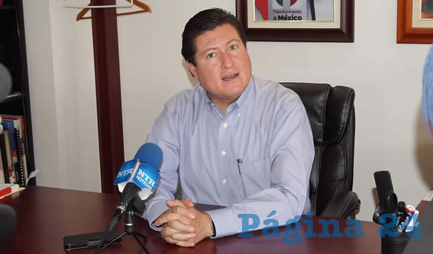 Adolfo Bonilla Gómez:“Esto generará un efecto cascada en todos los estados, ya que el dirigente nacional presentará declaración durante la siguiente semana, por lo que también se pide a los otros partidos que la presenten”(Foto:Merari Martínez Castro)
