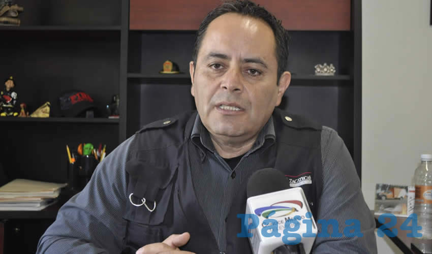 Antonio Caldera Alanís: “Afortunadamente fue a tres metros de las vías, en una zona totalmente alejada a viviendas” (Foto: Alberto Núñez Hernández)