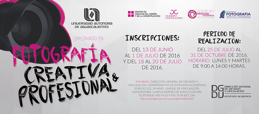 El cuerpo acad&eacute;mico del diplomado Fotograf&iacute;a creativa y profesional tendr&aacute; la participaci&oacute;n de 17 profesionales reconocidos a nivel nacional