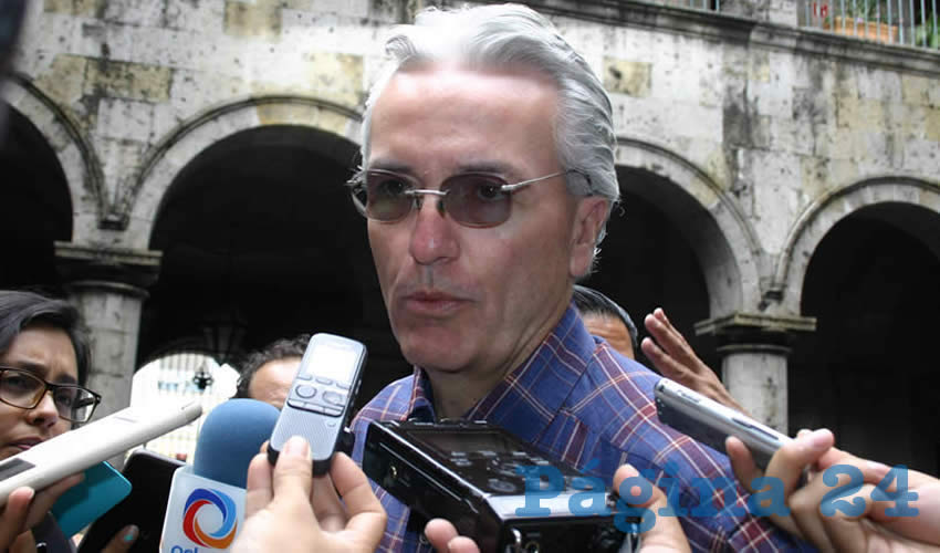 “La gestión estuvo más enfocada a que los vecinos dijeran qué les gustaría que ocurriera, pero en ningún momento les informaron cuáles eran el origen de los recursos”, criticó el regidor de oposición Alfonso Petersen sobre los proyectos que Enrique Alfaro pretende en Huentitán/Foto: Francisco Tapia