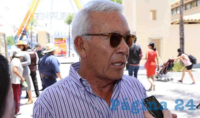 Teodoro Olivares Ventura, presidente saliente del Consejo Estatal Agropecuario