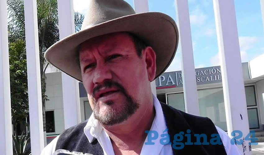 Cecilio &Aacute;vila Garc&iacute;a, secretario general de la Central Independiente de Obreros Agr&iacute;colas y Campesinos (CIOAC) en Aguascalientes