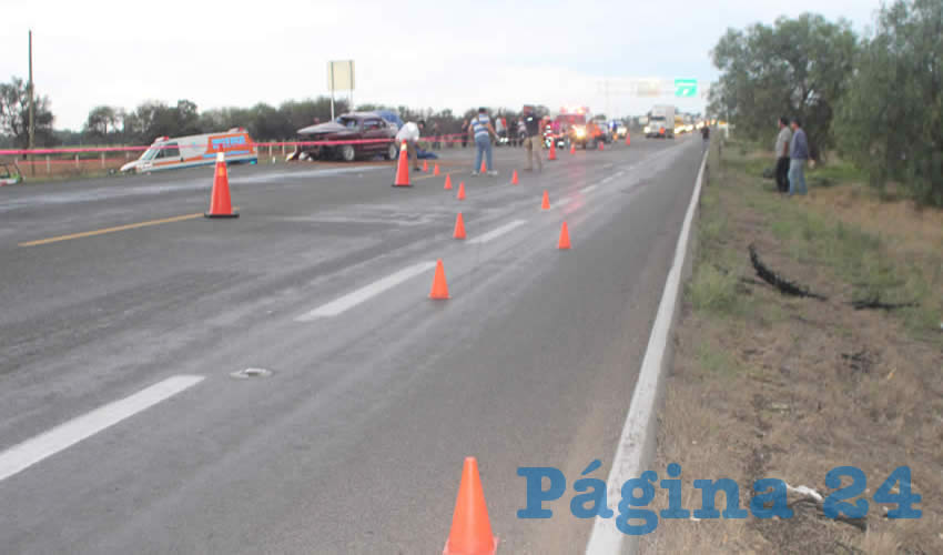 El accidente ocurrió en el kilómetro 36 de la carretera federal 45 norte