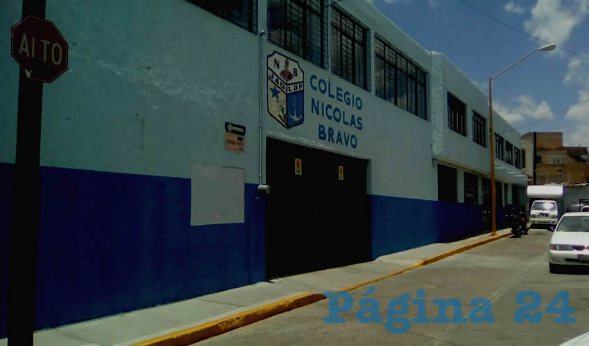 El lugar de los hechos, el colegio Nicol&aacute;s Bravo