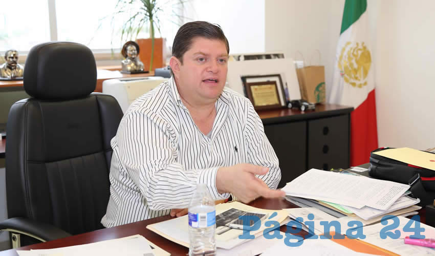 Mario Guevara Palomino, delegado del Infonavit (Foto: Eddylberto Luévano Santillán)