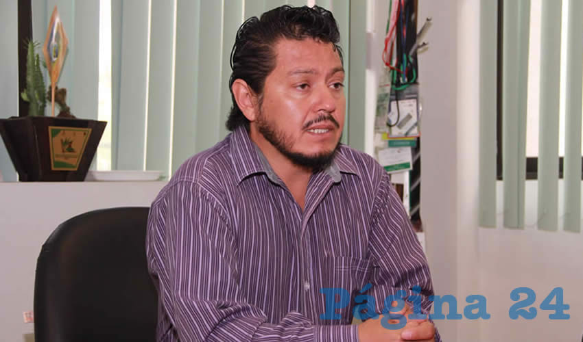Vicente Díaz Núñez, delegado de la Conafor (Foto: Eddylberto Luévano Santillán)