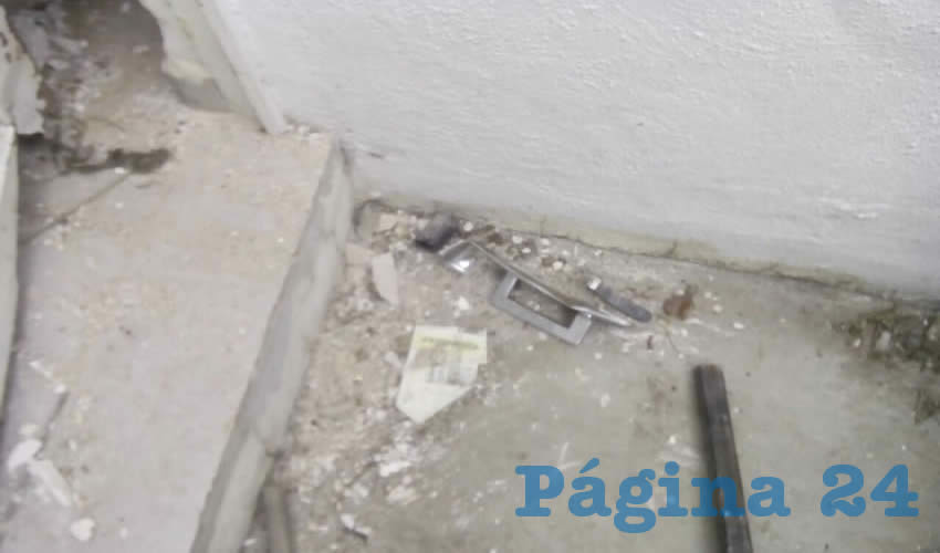 La casa mancillada, situada en calle San Pablo, fraccionamiento Santa B&aacute;rbara, en San Francisco de los Romo
