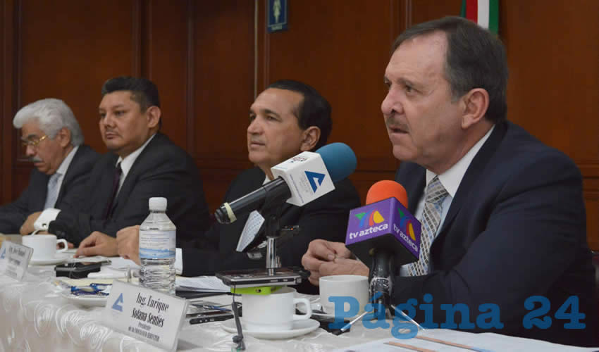 “Presionaremos a las autoridades federales para que pongan en orden todo el desorden que ha provocado la CNTE en estos estados, es criminal lo que está sucediendo en estos estados”, soltó Enrique Solana Sentíes, presidente de la Confederación de Cámaras Nacionales de Comercio/Foto: Cortesía 