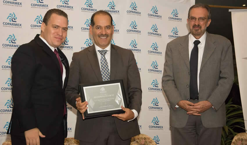 El presidente de la Coparmex, Francisco Ruíz López, dio el respaldo de este organismo al mandatario electo