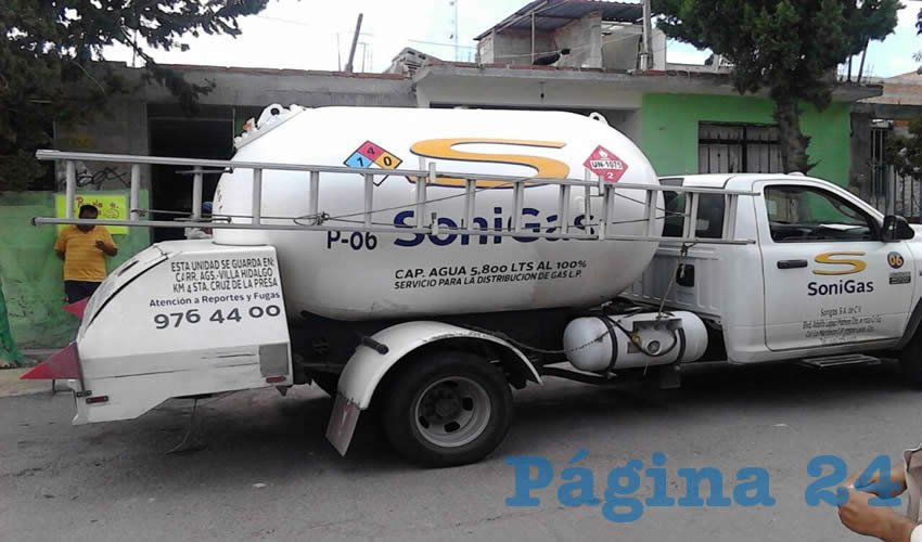 La pipa a cargo de un irresponsable empleado de Sonigas